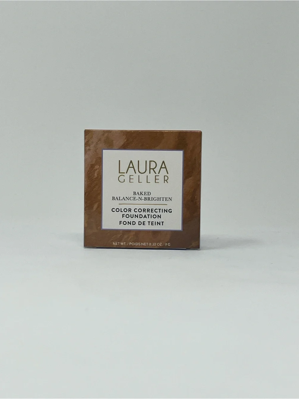 NWT Laura Geller Baked Balance-n-Brighten Color Correcting Foundation - Sand